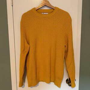 Yellow Knit Zara Sweater